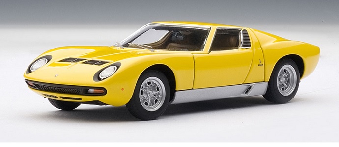 AutoArt 1/43 Lamborghini Muira SV Yellow